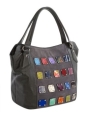 Кожаная сумка Eleganzza, цвет: серый Z20 - 3723 2010 г инфо 11722v.