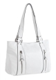 Кожаная летняя сумка Palio, цвет: белый 10495PA 2010 г инфо 12004v.