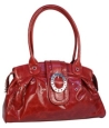 Кожаная сумка Eleganzza, цвет: красный ZO - 9213 2008 г инфо 12086v.