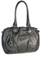 Кожаная сумка Eleganzza, цвет: черный Z21 - 5300S 2009 г инфо 6919w.