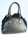 Кожаная сумка Eleganzza, цвет: черный 00111611 2009 г инфо 6942w.