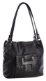 Кожаная сумка Eleganzza, цвет: черный Z20 - 1631 2010 г инфо 6962w.